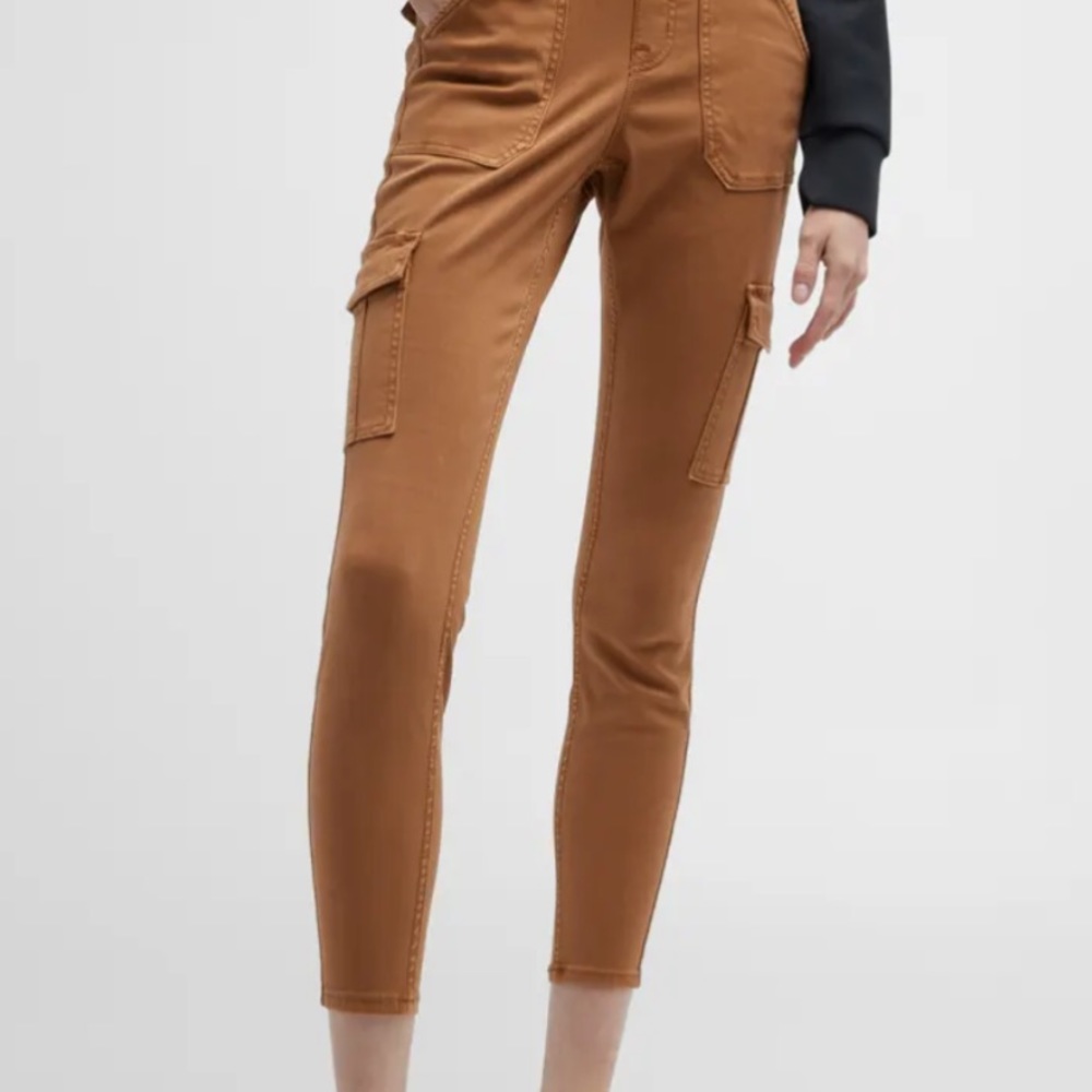 Spanx | Stretch Twill Ankle Cargo Pants | size XS petite